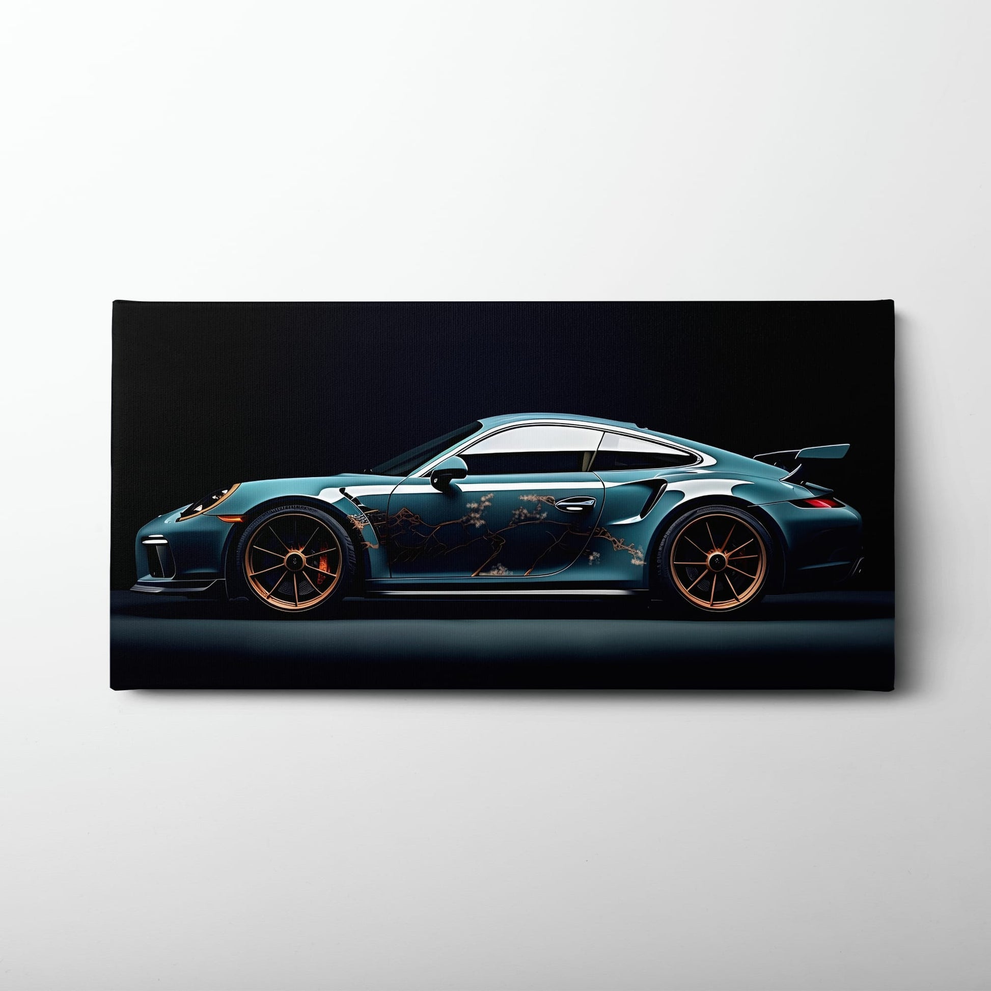 Porsche 911 Wall Art – Noir GT3 RS Canvas Print Cars