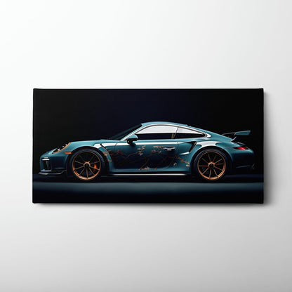 Porsche 911 Wall Art – Noir GT3 RS Canvas Print Cars