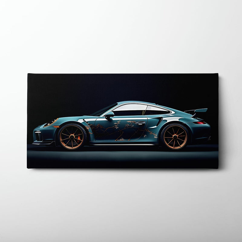 Porsche 911 Wall Art – Noir GT3 RS Canvas Print Cars