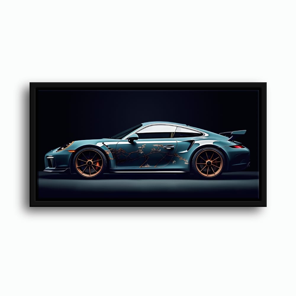 Porsche 911 Wall Art – Noir GT3 RS Canvas Print Cars