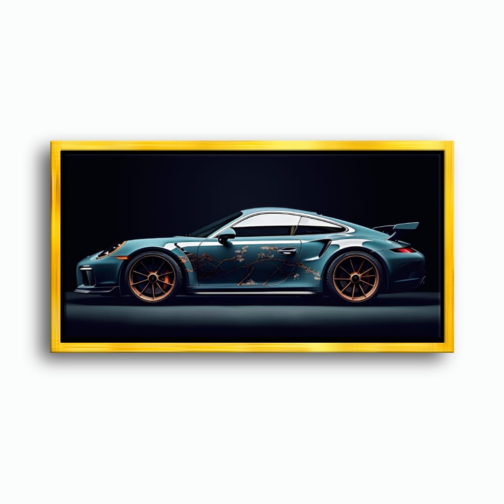 Porsche 911 Wall Art – Noir GT3 RS Canvas Print Cars