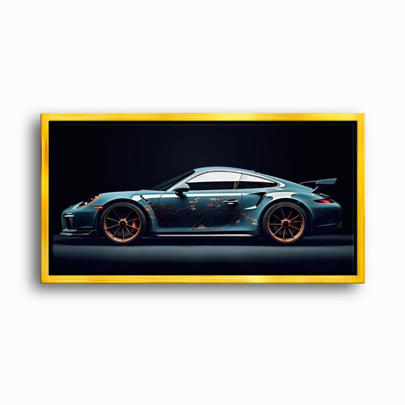 Porsche 911 Wall Art – Noir GT3 RS Canvas Print Cars