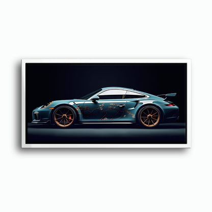 Porsche 911 Wall Art – Noir GT3 RS Canvas Print Cars