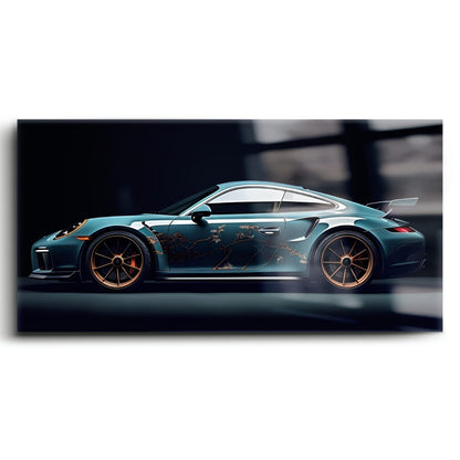 Porsche 911 Wall Art – Noir GT3 RS Canvas Print Cars