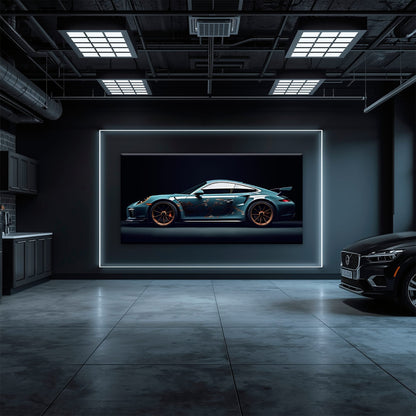 Porsche 911 Wall Art – Noir GT3 RS Canvas Print Cars