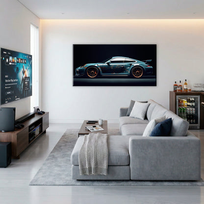 Porsche 911 Wall Art – Noir GT3 RS Canvas Print Cars