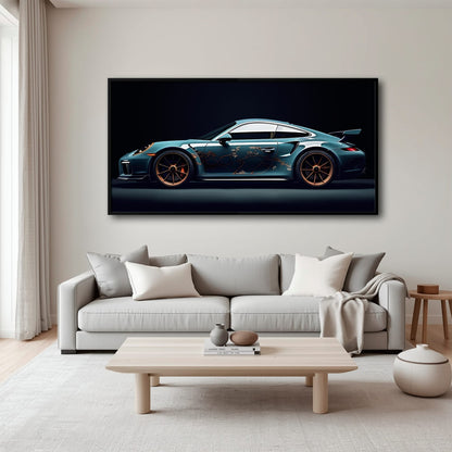 Porsche 911 Wall Art – Noir GT3 RS Canvas Print Cars