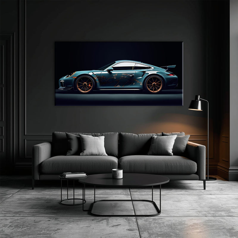 Porsche 911 Wall Art – Noir GT3 RS Canvas Print Cars