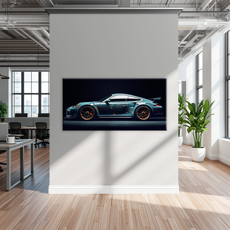 Porsche 911 Wall Art – Noir GT3 RS Canvas Print Cars