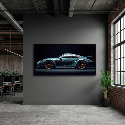 Porsche 911 Wall Art – Noir GT3 RS Canvas Print Cars