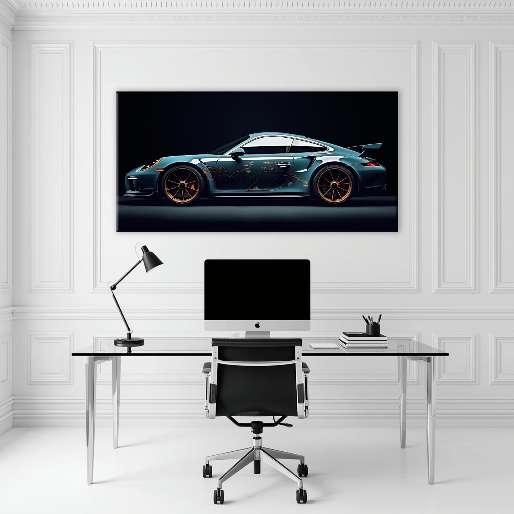 Porsche 911 Wall Art – Noir GT3 RS Canvas Print Cars