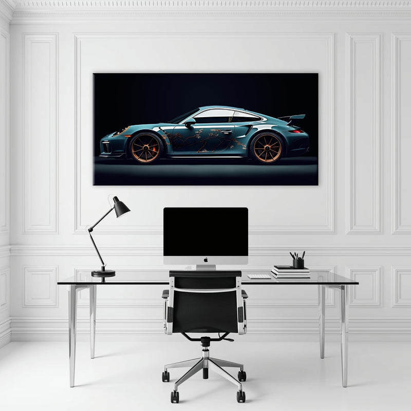 Porsche 911 Wall Art – Noir GT3 RS Canvas Print Cars