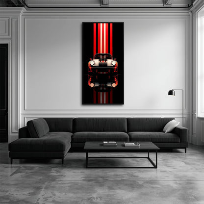 Porsche 911 Vintage Wall Art | Classic Sports Car Canvas Print  Cars