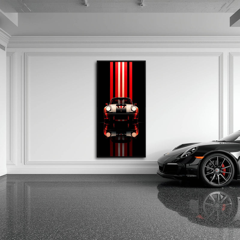 Porsche 911 Vintage Wall Art | Classic Sports Car Canvas Print  Cars