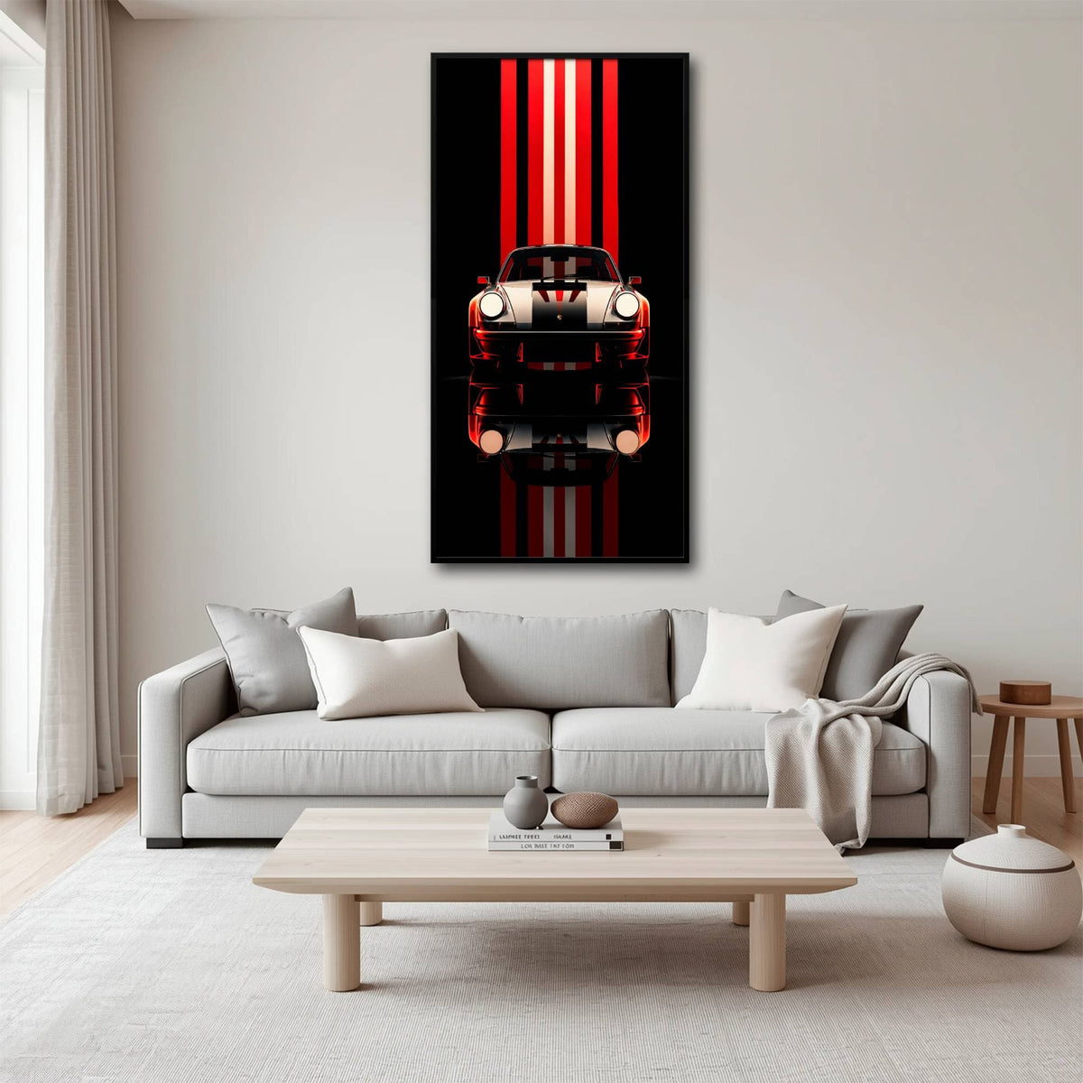 Porsche 911 Vintage Wall Art | Classic Sports Car Canvas Print  Cars