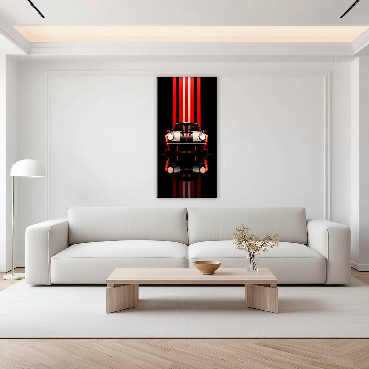 Porsche 911 Vintage Wall Art | Classic Sports Car Canvas Print  Cars