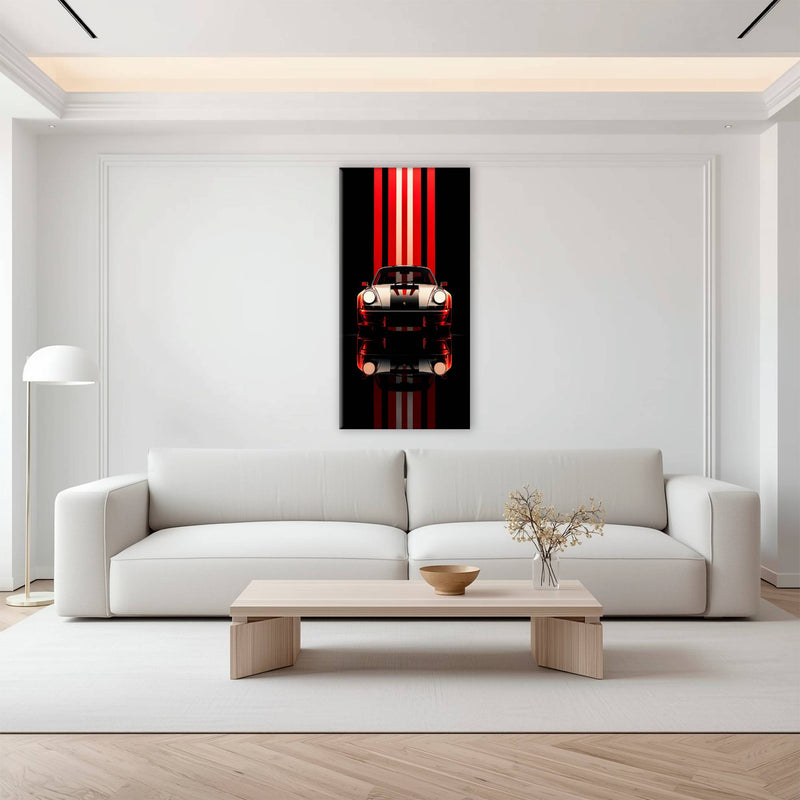 Porsche 911 Vintage Wall Art | Classic Sports Car Canvas Print  Cars