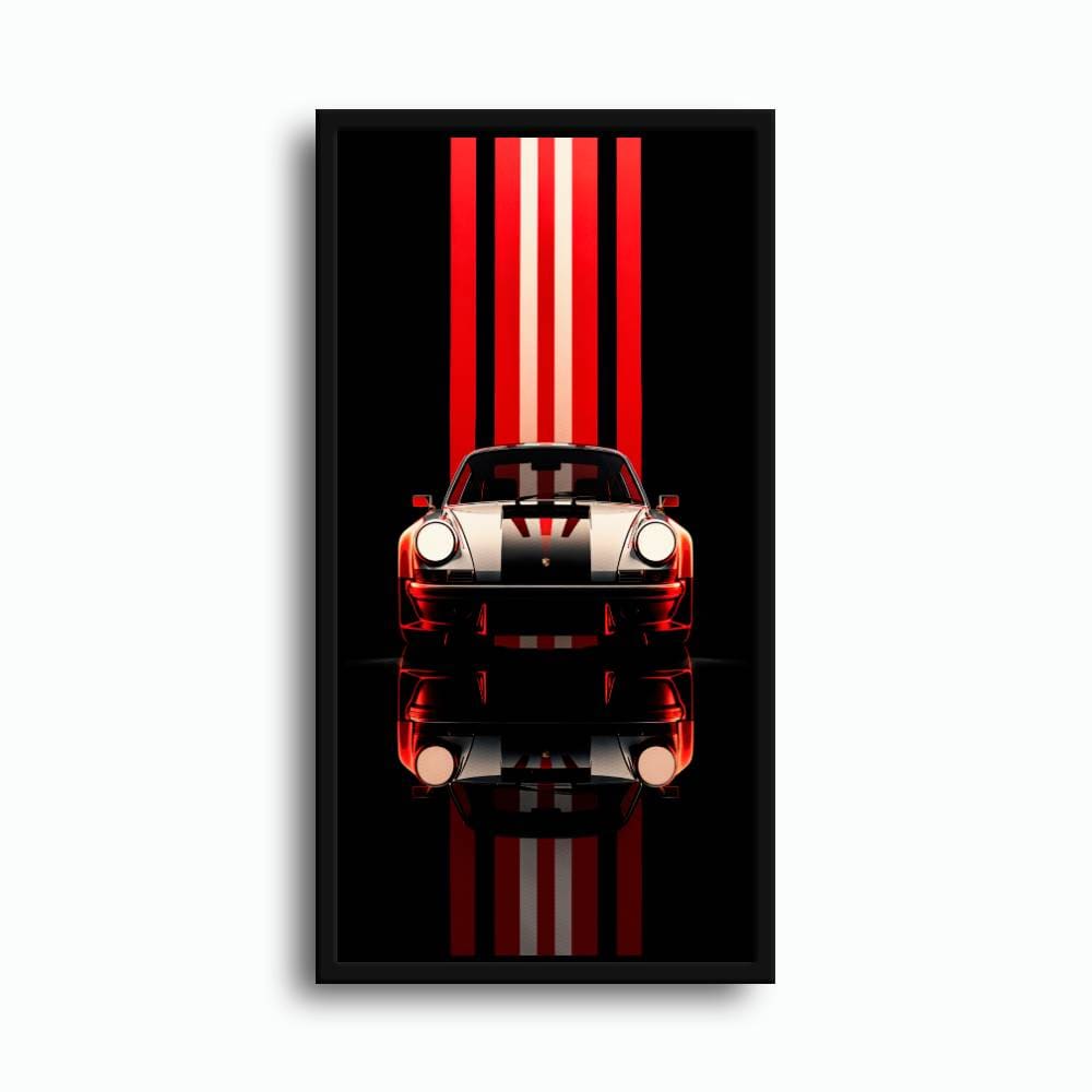 Porsche 911 Vintage Wall Art | Classic Sports Car Canvas Print  Cars