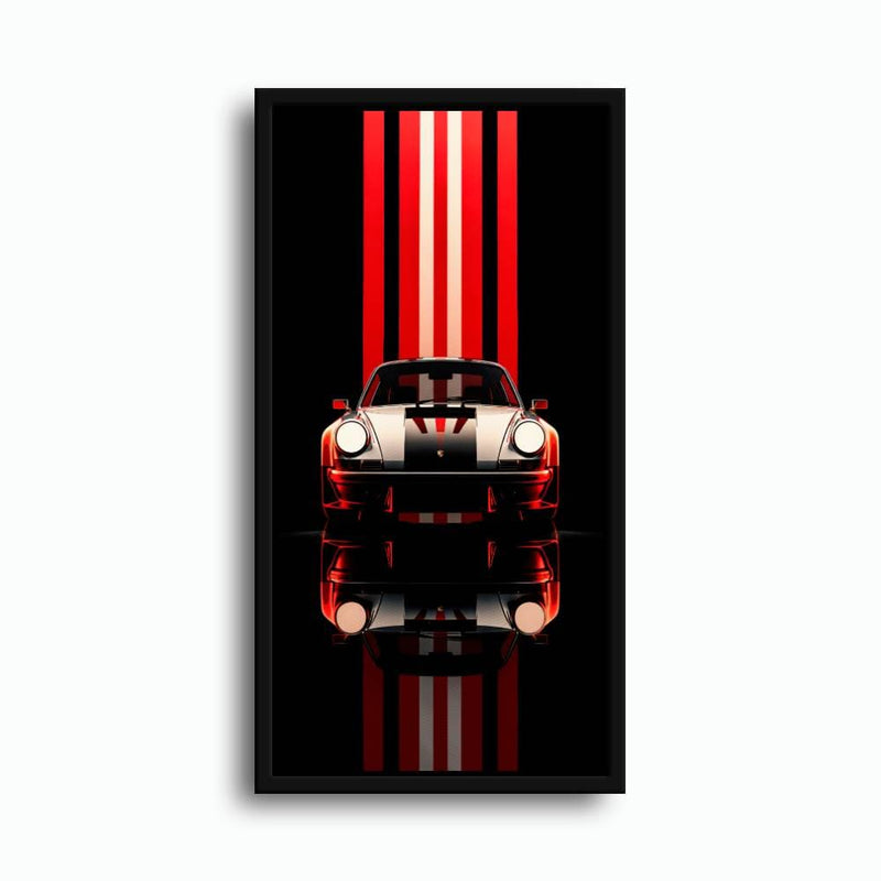 Porsche 911 Vintage Wall Art | Classic Sports Car Canvas Print  Cars