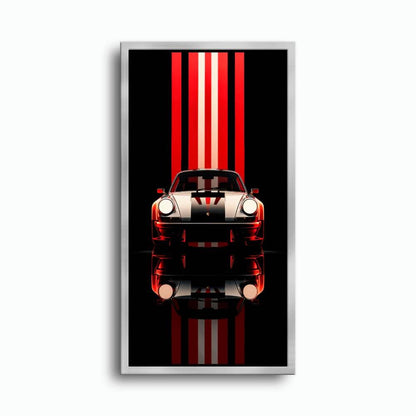 Porsche 911 Vintage Wall Art | Classic Sports Car Canvas Print  Cars