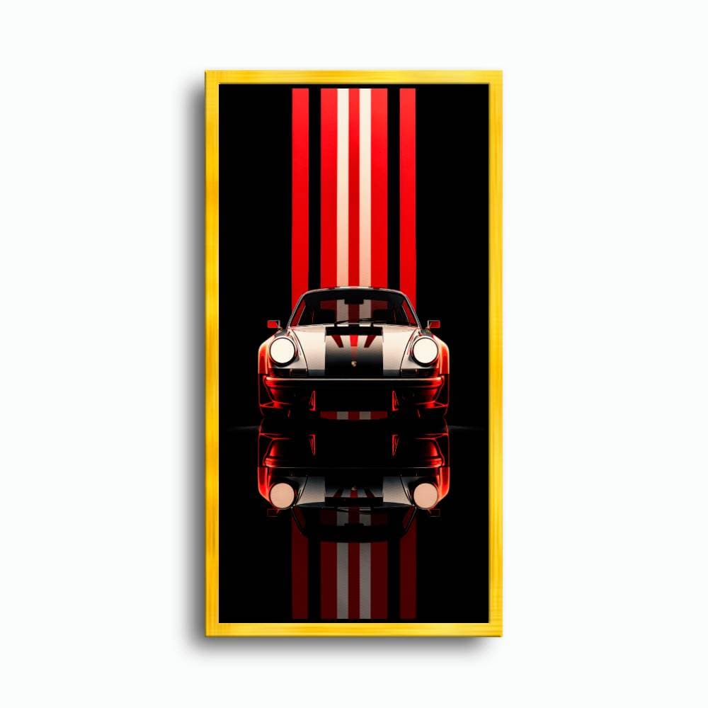 Porsche 911 Vintage Wall Art | Classic Sports Car Canvas Print  Cars
