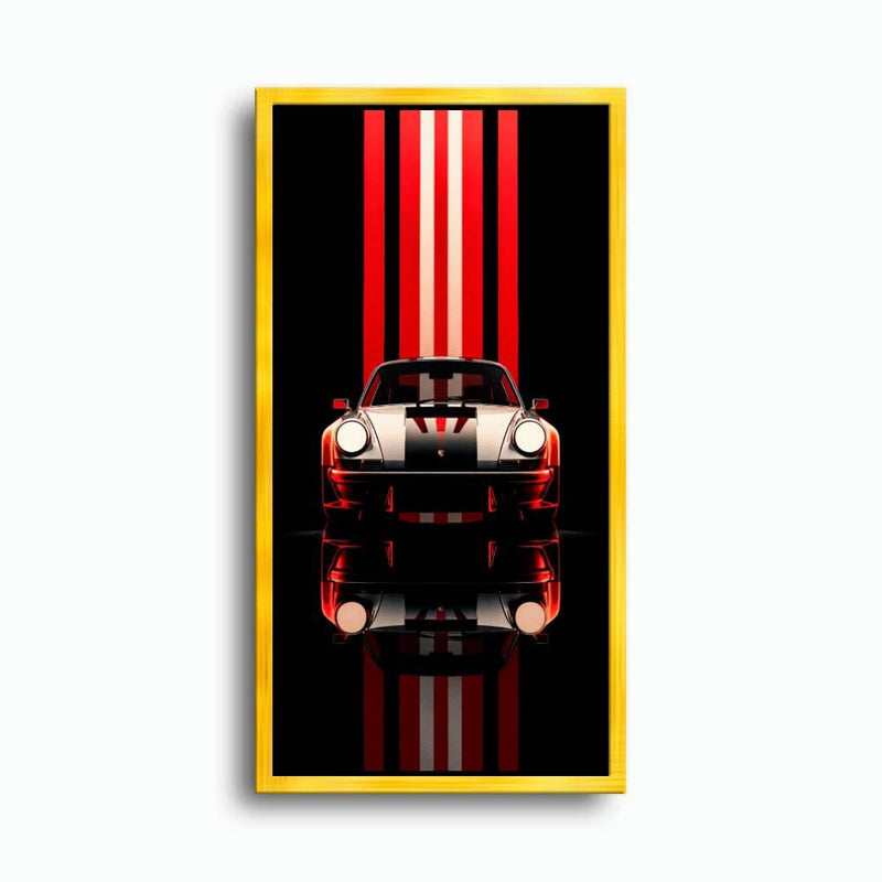 Porsche 911 Vintage Wall Art | Classic Sports Car Canvas Print  Cars