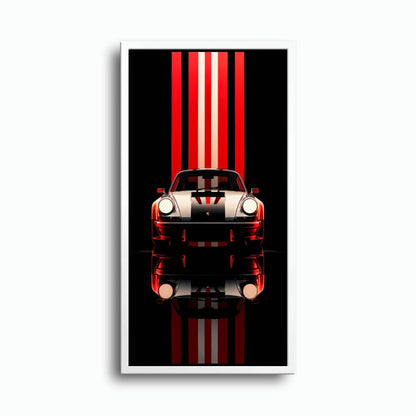 Porsche 911 Vintage Wall Art | Classic Sports Car Canvas Print  Cars