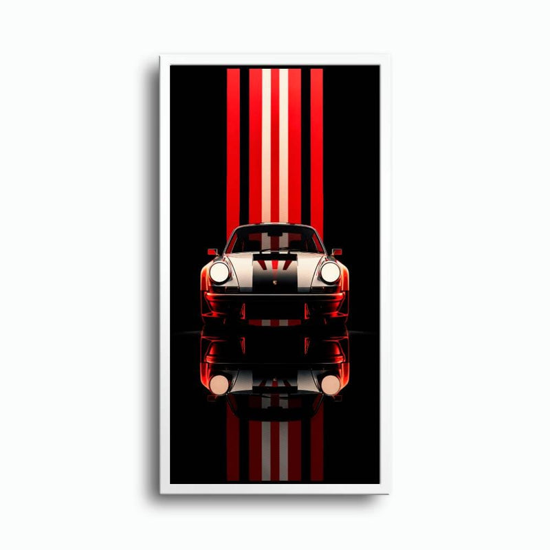 Porsche 911 Vintage Wall Art | Classic Sports Car Canvas Print  Cars