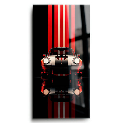 Porsche 911 Vintage Wall Art | Classic Sports Car Canvas Print  Cars