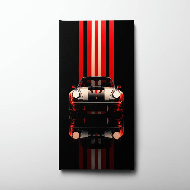 Porsche 911 Vintage Wall Art | Classic Sports Car Canvas Print  Cars