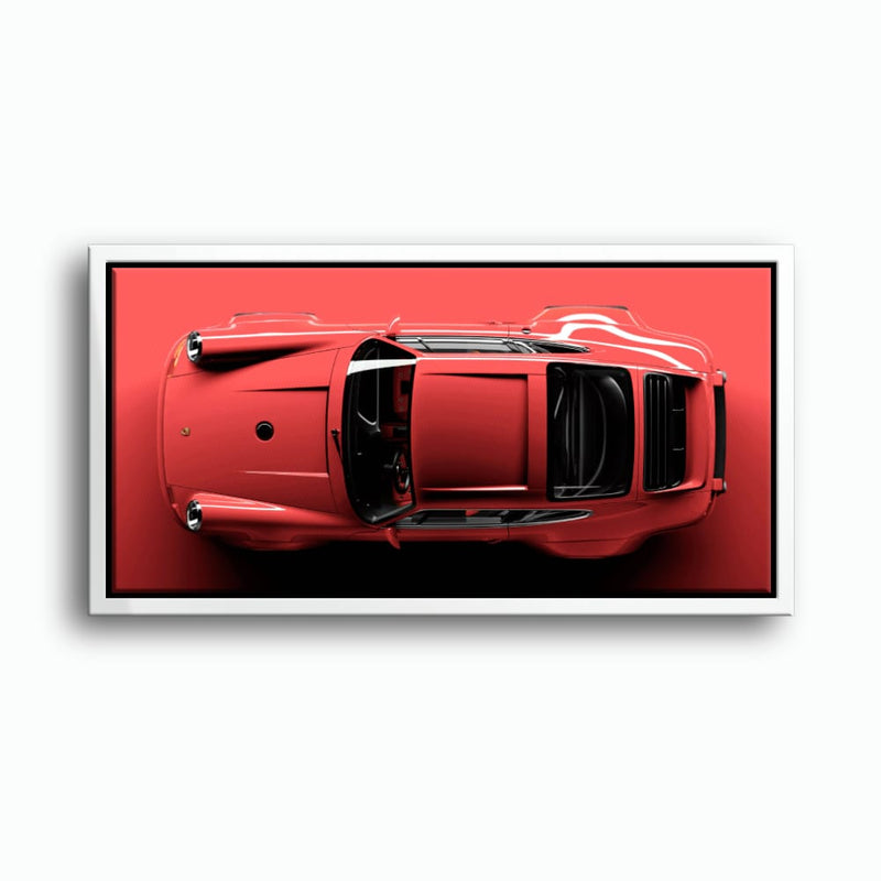 Red Porsche 911 Wall Art – Scarlet Velocity Canvas Print Cars