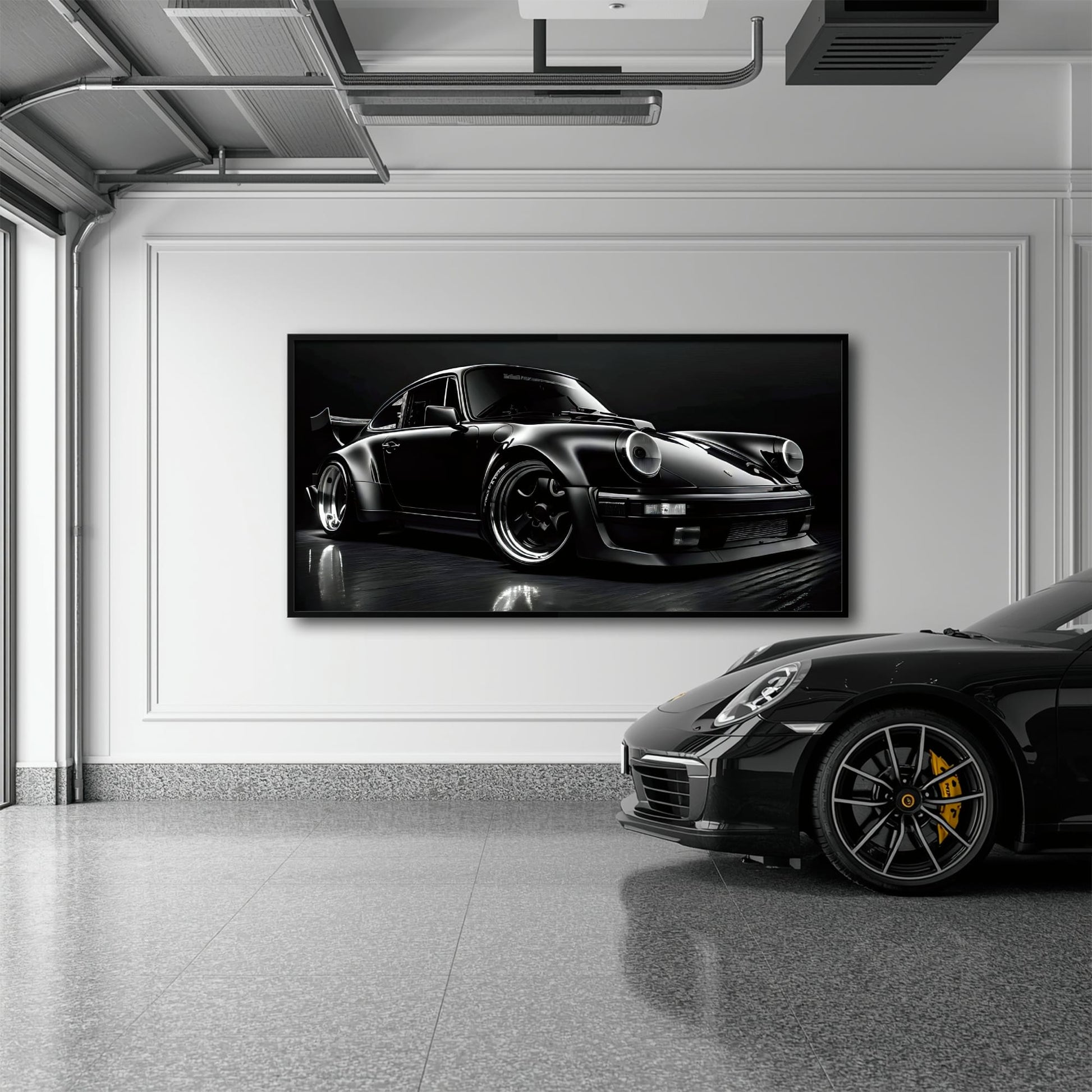Porsche 911 Wall Art – Shadow Legend Canvas Print Cars