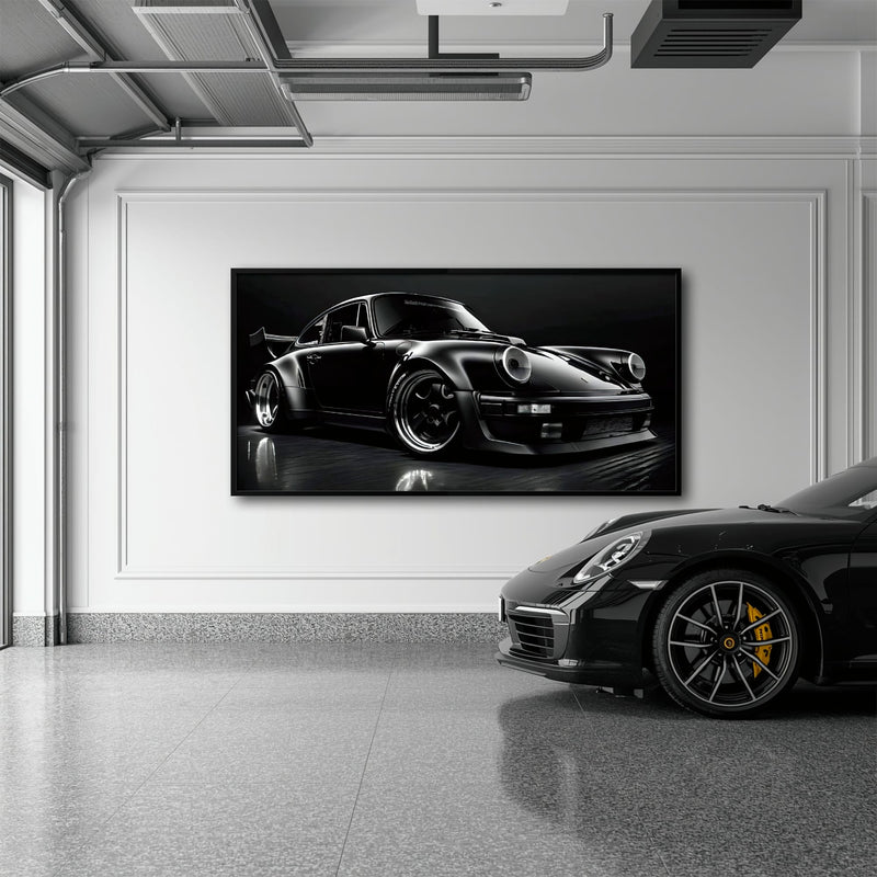 Porsche 911 Wall Art – Shadow Legend Canvas Print Cars