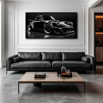 Porsche 911 Wall Art – Shadow Legend Canvas Print Cars