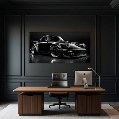 Porsche 911 Wall Art – Shadow Legend Canvas Print Cars