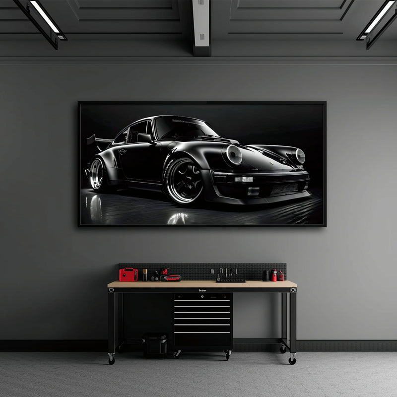 Porsche 911 Wall Art – Shadow Legend Canvas Print Cars
