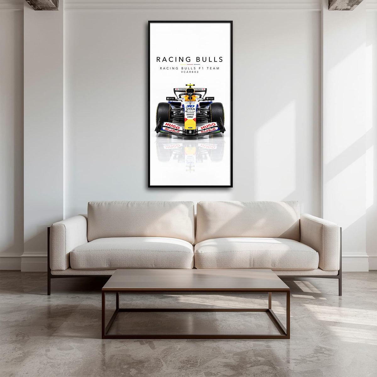 Racing Bulls F1 Team VCARB 03 Wall Art | Formula 1 Decor Cars