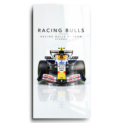 Racing Bulls F1 Team VCARB 03 Wall Art | Formula 1 Decor Cars