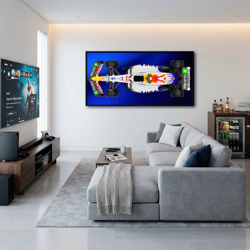 Racing Bulls VCARB 02 Wall Art – F1 Canvas Print-Motorsport Art Cars