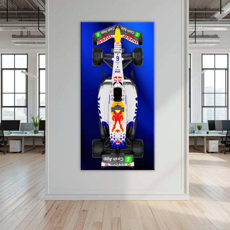 Racing Bulls VCARB 02 Wall Art – F1 Canvas Print-Motorsport Art Cars