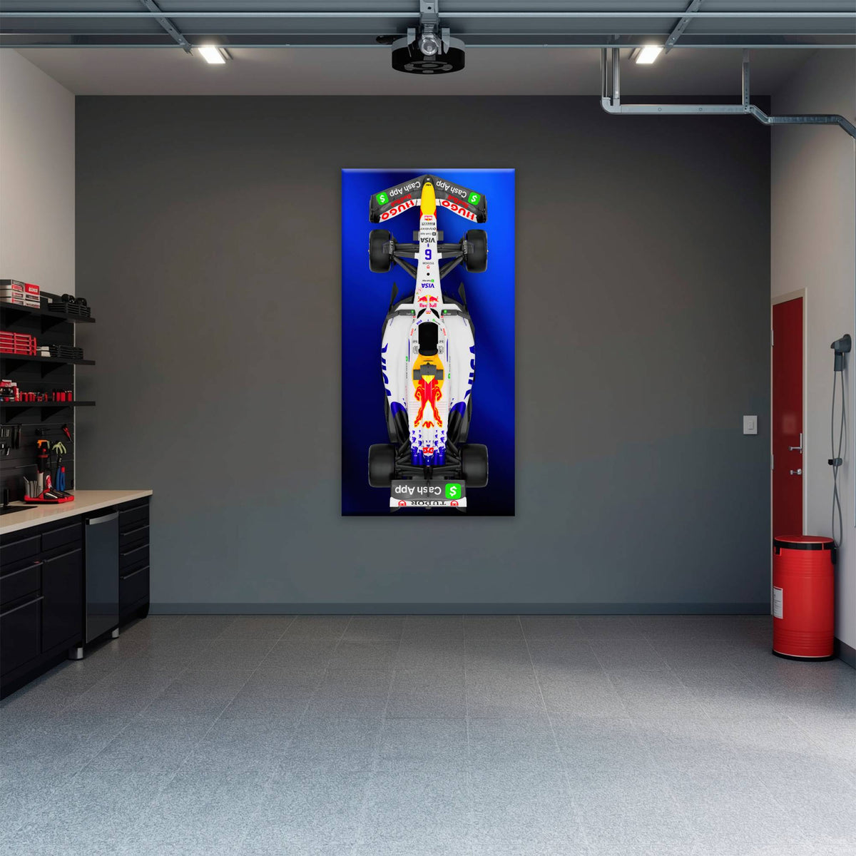 Racing Bulls VCARB 02 Wall Art – F1 Canvas Print-Motorsport Art Cars