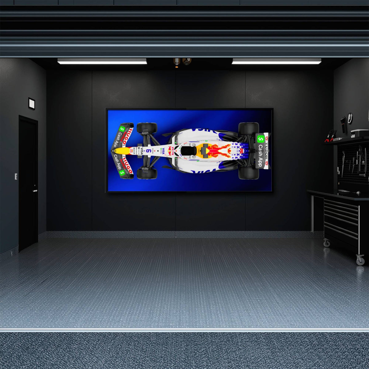 Racing Bulls VCARB 02 Wall Art – F1 Canvas Print-Motorsport Art Cars