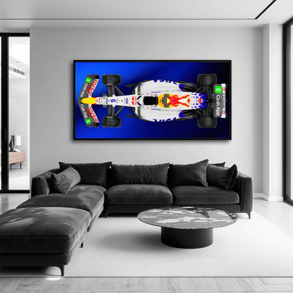 Racing Bulls VCARB 02 Wall Art – F1 Canvas Print-Motorsport Art Cars