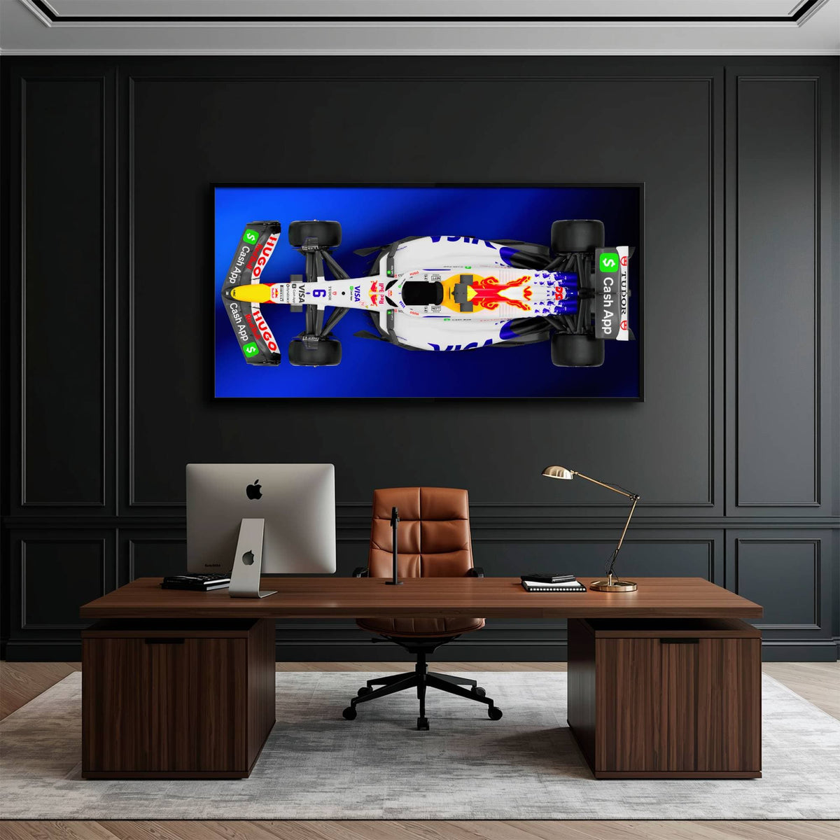 Racing Bulls VCARB 02 Wall Art – F1 Canvas Print-Motorsport Art Cars