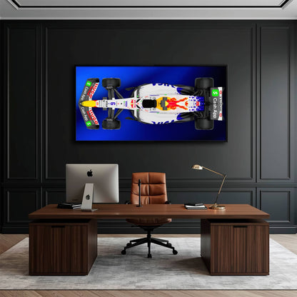Racing Bulls VCARB 02 Wall Art – F1 Canvas Print-Motorsport Art Cars