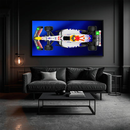 Racing Bulls VCARB 02 Wall Art – F1 Canvas Print-Motorsport Art Cars