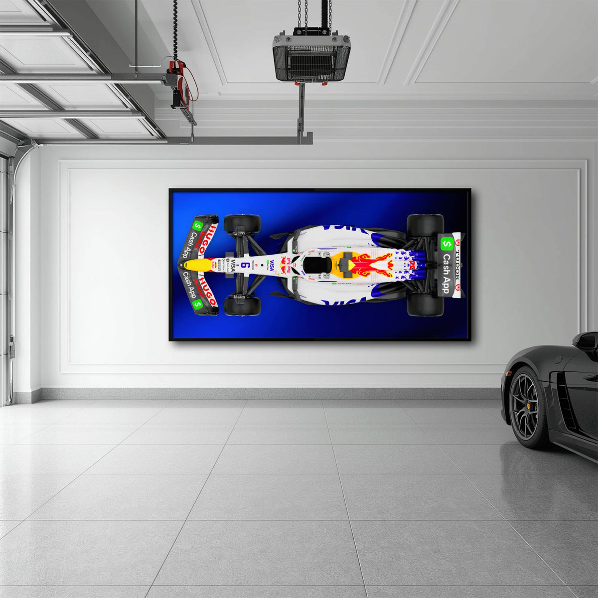 Racing Bulls VCARB 02 Wall Art – F1 Canvas Print-Motorsport Art Cars