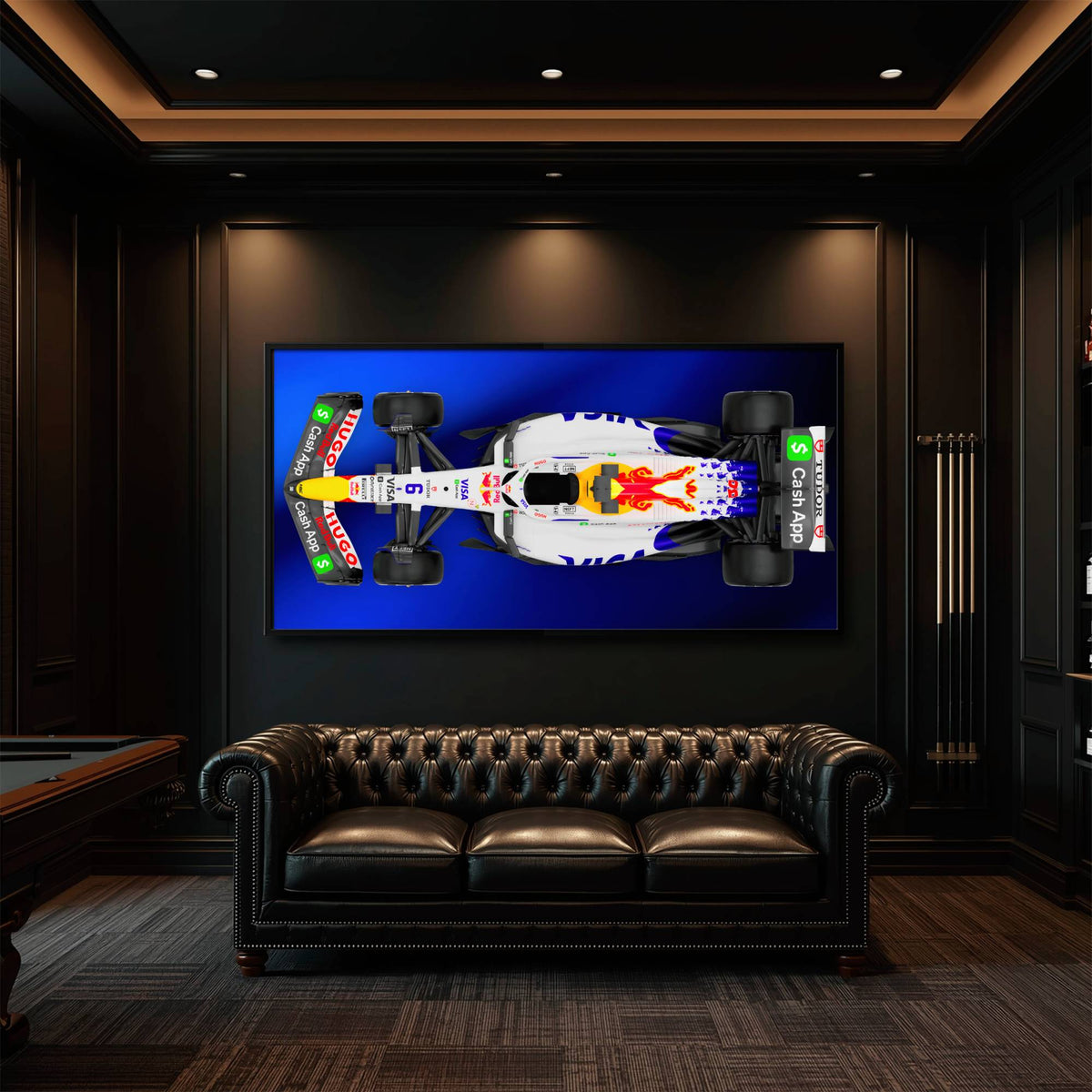 Racing Bulls VCARB 02 Wall Art – F1 Canvas Print-Motorsport Art Cars