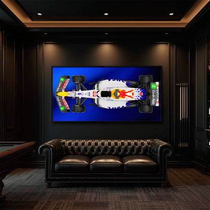 Racing Bulls VCARB 02 Wall Art – F1 Canvas Print-Motorsport Art Cars
