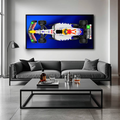 Racing Bulls VCARB 02 Wall Art – F1 Canvas Print-Motorsport Art Cars